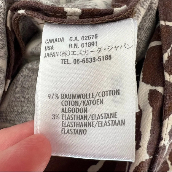 Escada Animal Print Cotton Denim Jacket - Picture 7 of 7